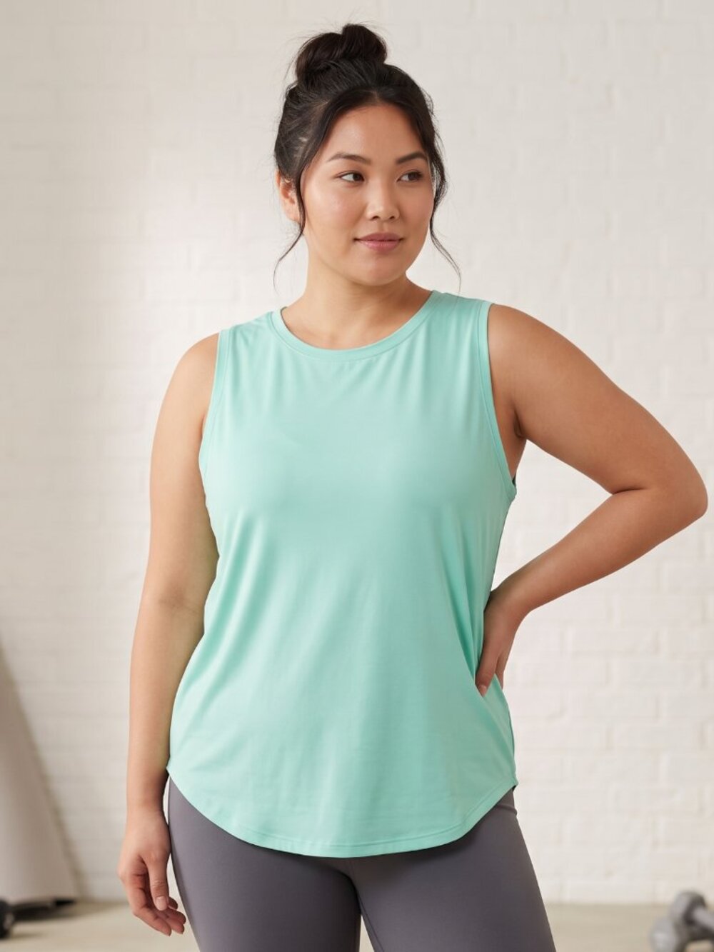 NWT | FitS14 Fresh Mint Green Performance Racerback Athletic Tank Top | 2XL